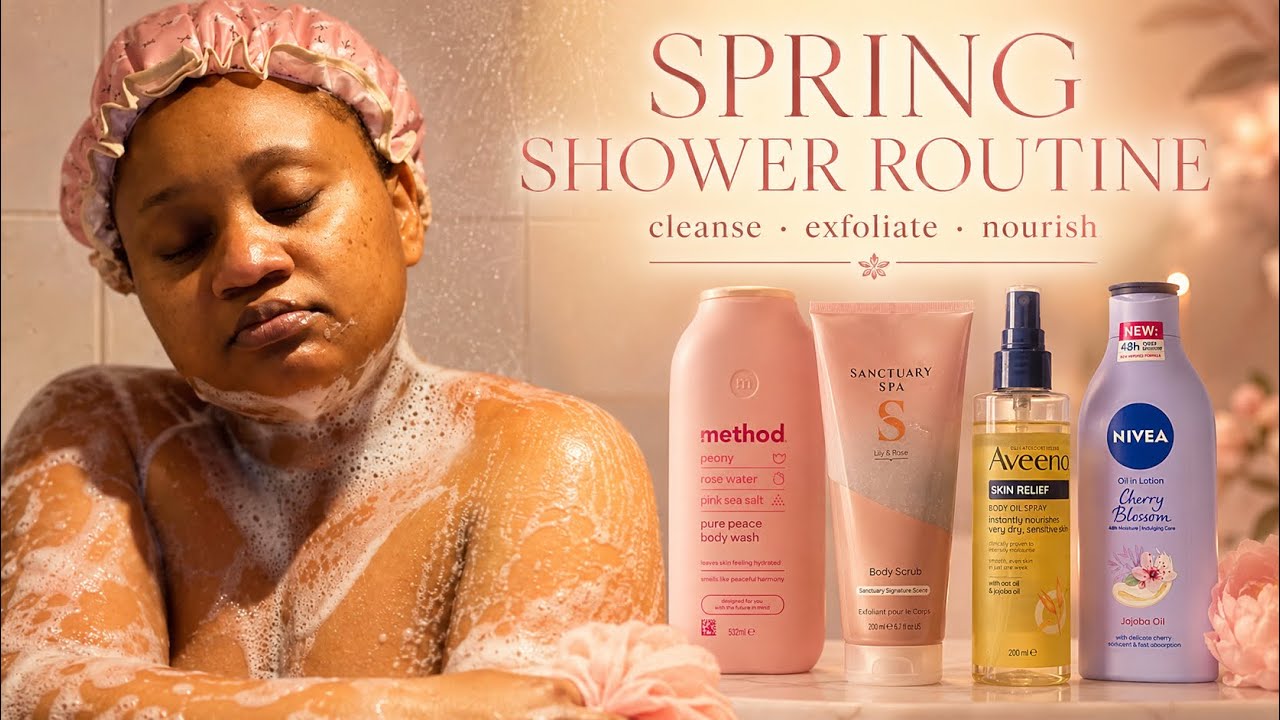 Shower Routine 🌸 | Everything shower | Feminine Hygiene | Spring ...