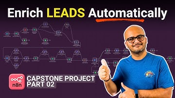 How to Enrich Leads Automatically Using Hunter IO and n8n (No Code Needed!) - Capstone Project 02