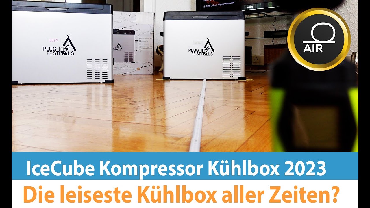 IceCube Kompressor-Kühlbox von Plug-in Festivals Modell 2023