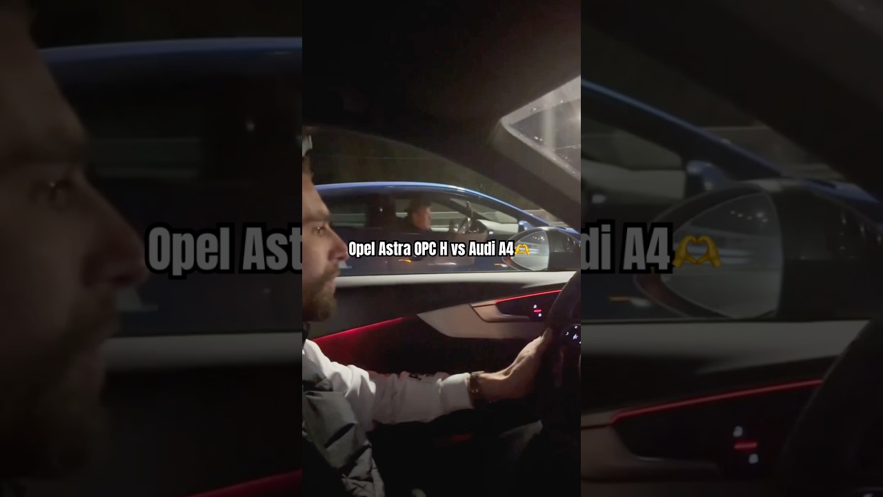 Городские пушки, заруба: Opel Astra H OPC stage 2 vs Audi A4 Stage 1.5