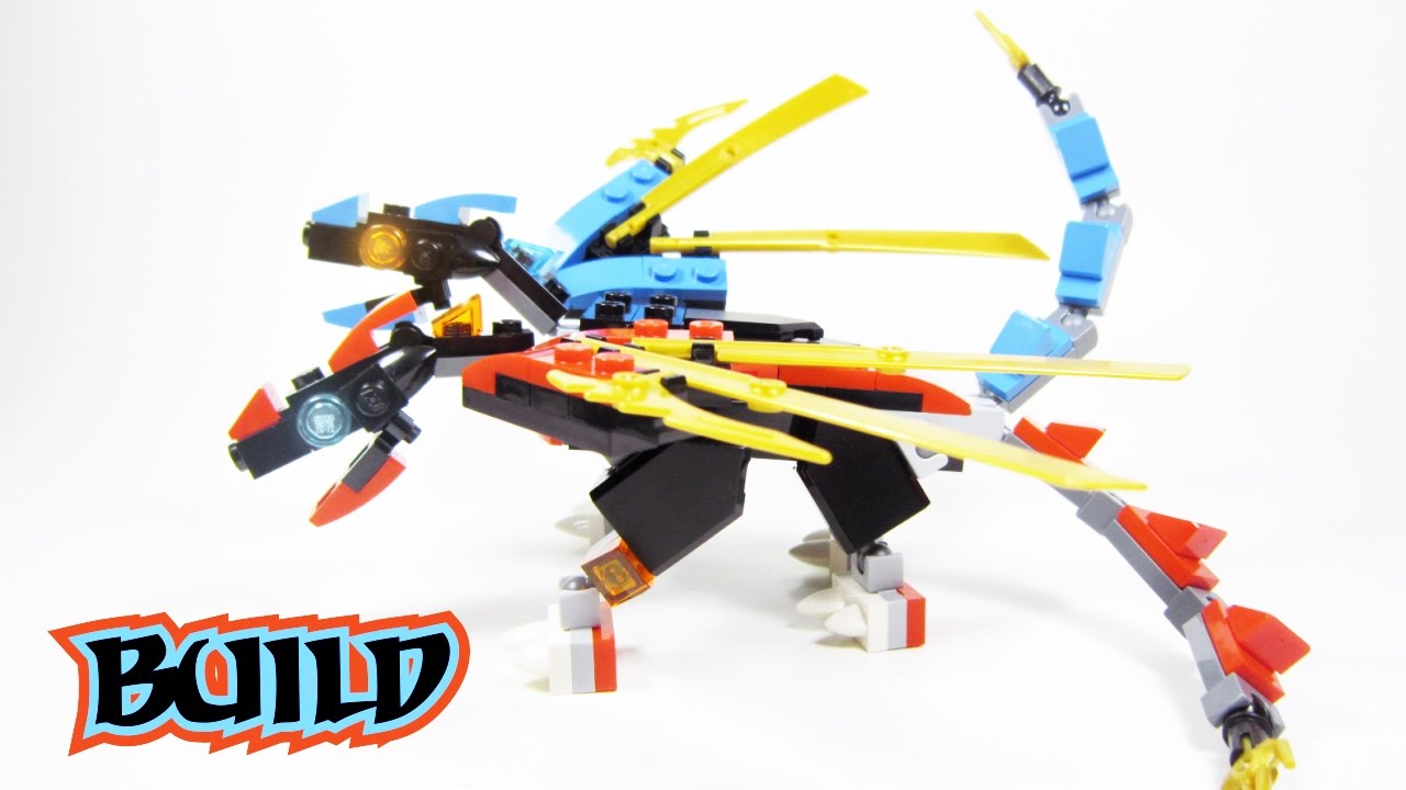 Lego Mini Fusion Dragon Build Tutorial Ninjago Moc From 70627 Dragon S Forge Youtube