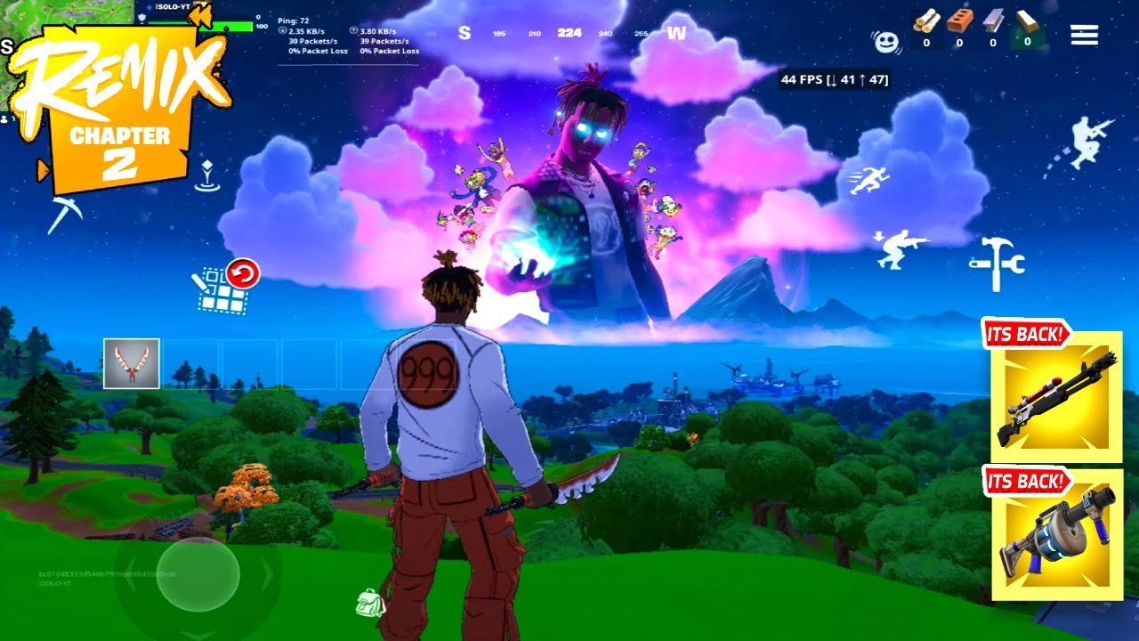 *NEW* FREE Juice Wrld Skin in Fortnite Mobile REMIX | Gameplay - YouTube