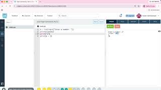 Arduino + python 2.3.5 სავარჯიშო - type conversion, part 2 / codehs.com / პროგრამირება 