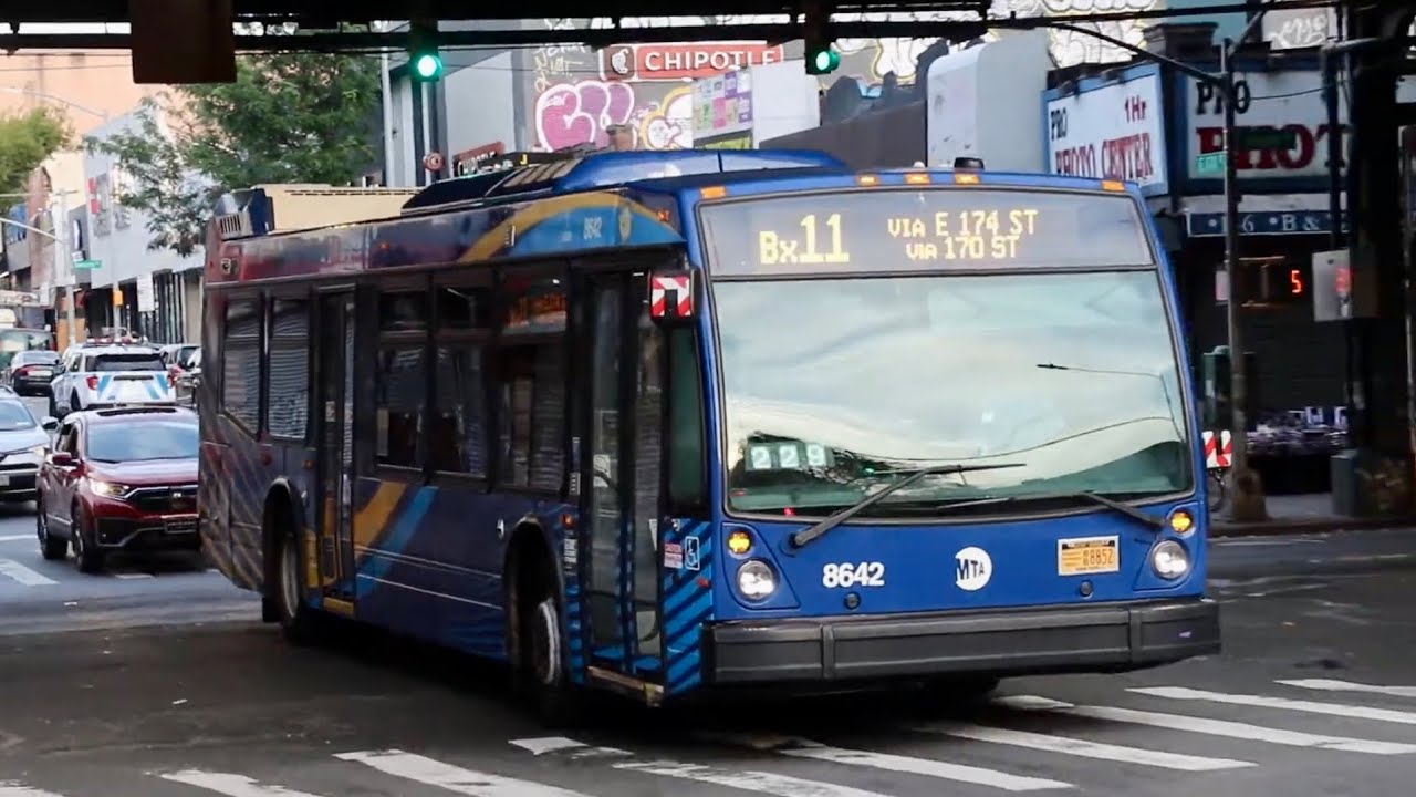 NYCT Bus: 2019 Novabus LFS #8642 on the Bx11 at Jerome Avenue and 170th ...