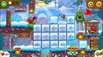 Level 4-25, Winterverhaal | Snail Bob 2 | Walkthrough, Gameplay, Zonder Commentaar