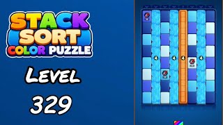 Stack Sort Color Puzzle Level 329 Walkthrough