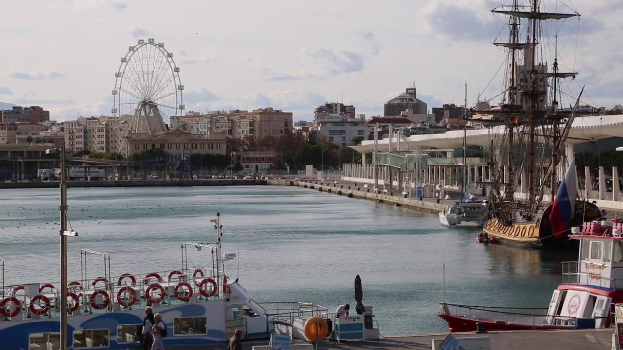 Spain Malaga Waterfront / Espagne Malaga Waterfront YouTube