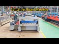Container panel truck board roll forming machine#containerboard#containersheetprofile
