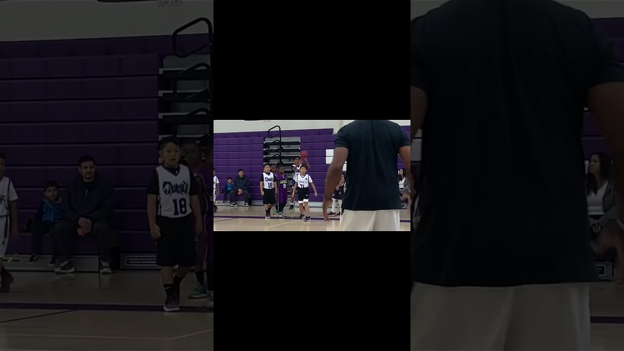 Little champ scores her first hoops! 