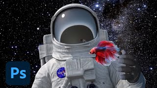 Photoshop Masterclass: Space Fish and Fantastic Creatures | Adobe Creative Cloud screenshot 5
