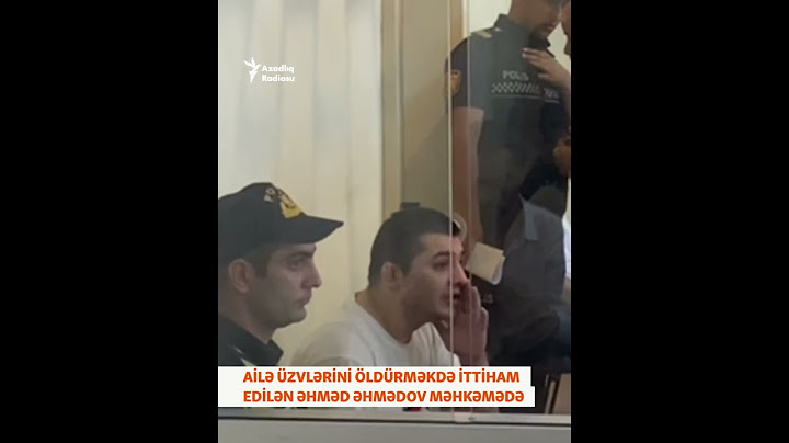 Ailə üzvlərini öldürməkdə şübhəli bilinən Əhməd Əhmədov məhkəmədə #shorts #shortvideo