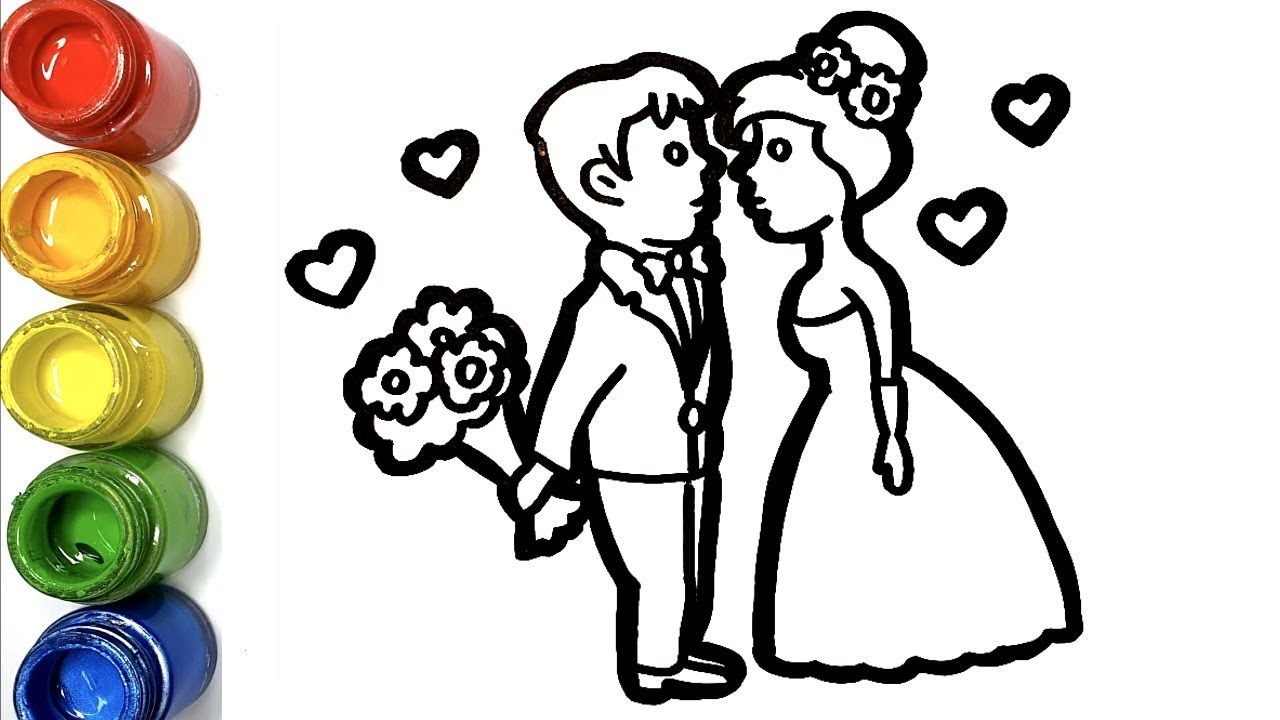 Geheiratet Malen für Kinder - GLOOPY KIDS