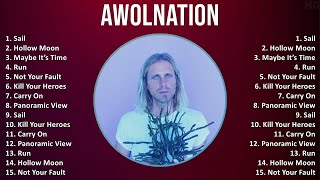 AWOLNATION 2025 MIX Top Hits - Sail, Hollow Moon, Maybe It’s Time, Run