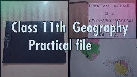 Class 11th humanities Geography Practical file #class11 #humanities