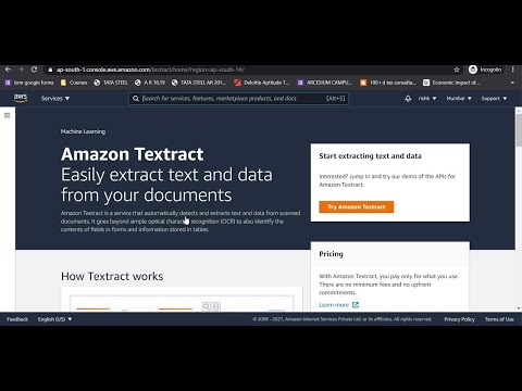 AWS Textract Tutorial