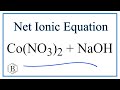 Net Ionic Equations and Solubility