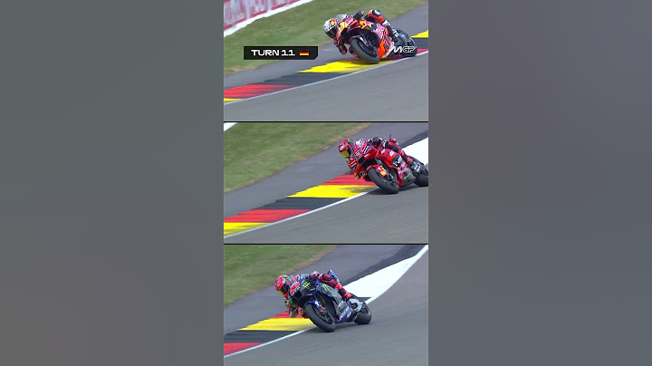 Acosta, Bagnaia and Quartararo riding style comparison at T11 🤩  | 2025 German GP