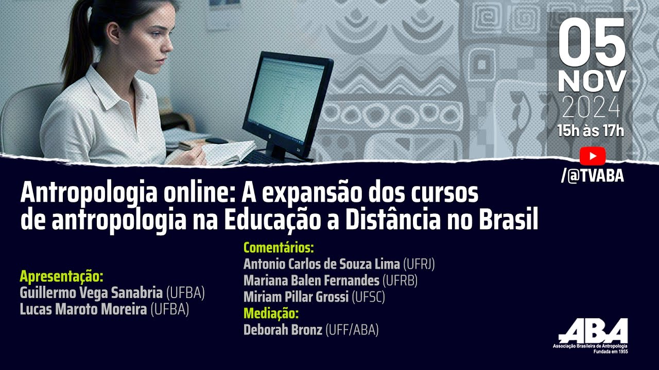 Antropologia online: A expansão dos cursos de antropologia na Educação ...