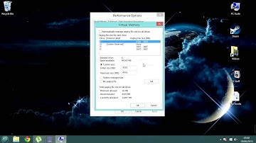 HOW TO CHANGE WINDOWS PERFORMANCE AND SET VIRTUAL RAM WINDOWS 8.1