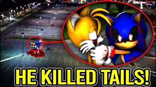 DRONE CATCHES SONIC KILLING TAILS IN REAL LIFE!! (SAVE HIM)