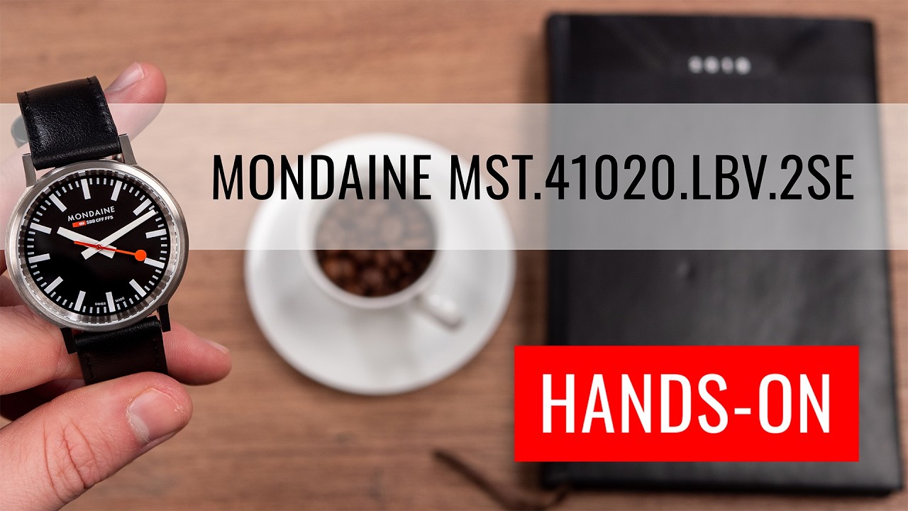Mondaine Orologio Da Uomo Stop2Go Con Cinturino In Pelle 41 Mm MST