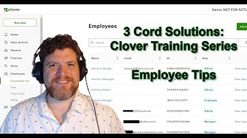 Clover Dashboard Employee Tip Report