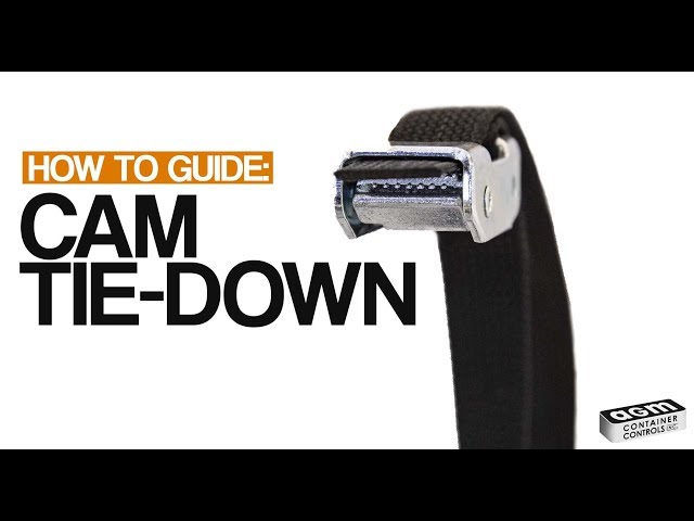 How to Thread Cam Tie Down Buckles – AGM Container Controls