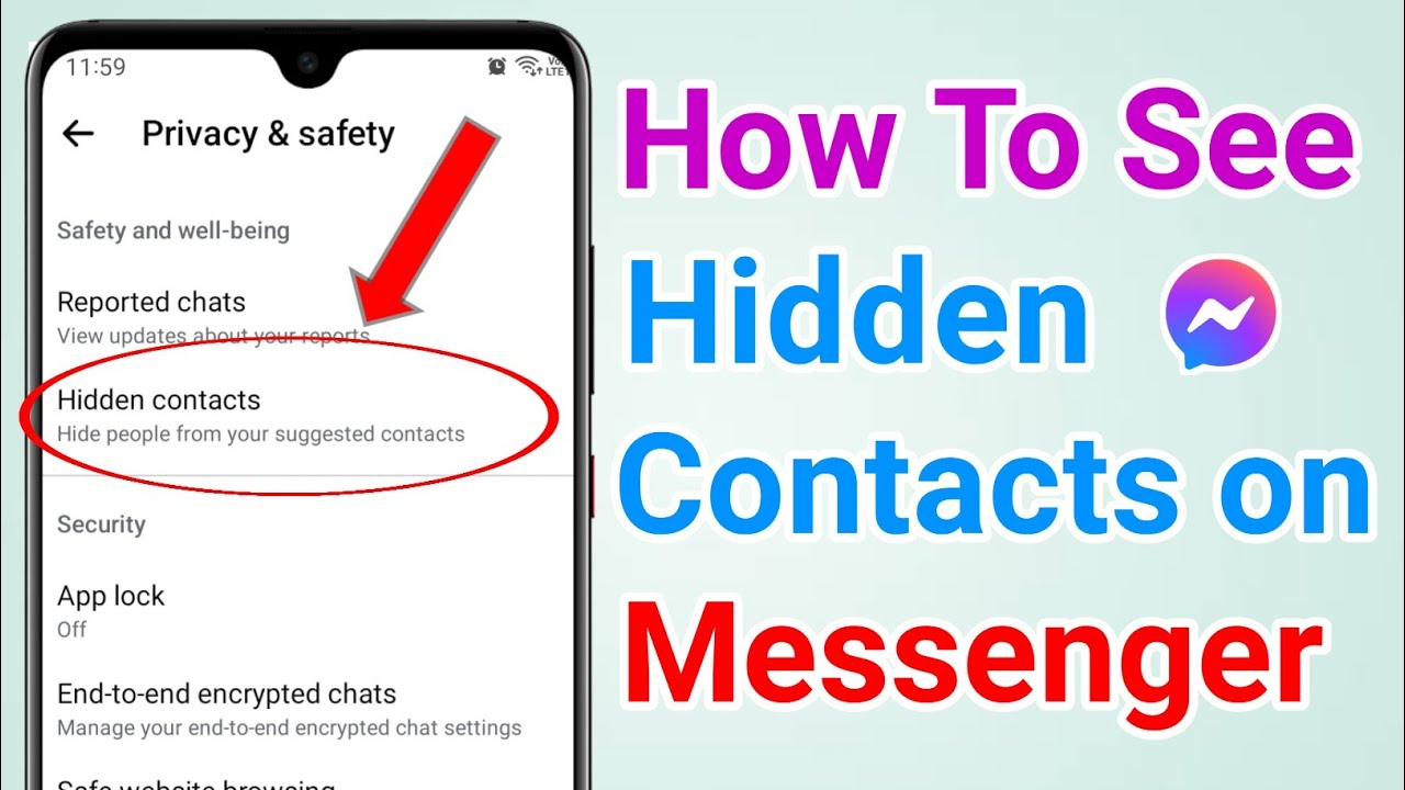 How To Find Hidden Contacts in Messenger | Messenger Hidden Contact ...