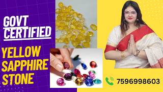 Best Quality Ceylon Yellow Sapphire Stone Yellow Sapphire in silver ring Yellow Sapphire Gemstone