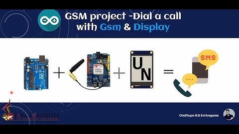 Project 01_Presentation | Make a call with GSM Mobile | Java Institute |Semester 01 | Arduino