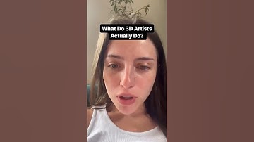 What do 3D Artists Actually Do⁉️ (sorry lol)