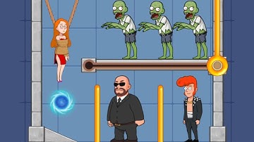 Save The Girl Puzzle Spy New Level Update ♡ Pull The Pin Game