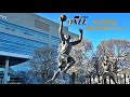 Visiting Utah Jazz Vivint NBA Arena | Karl Malone John Stockton statues