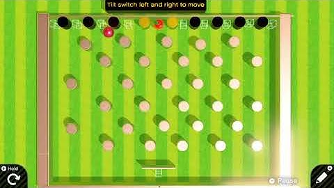 My first Game Builder Garage game: Tilt Plinko! (code in the description)