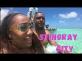 Swimming with Stingrays in Antigua | Stingray City | I was Scared 😨