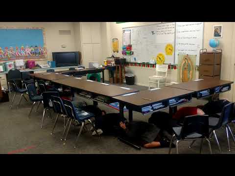 Earthquake drill 2017 - Wood Rose Academy & Preschool