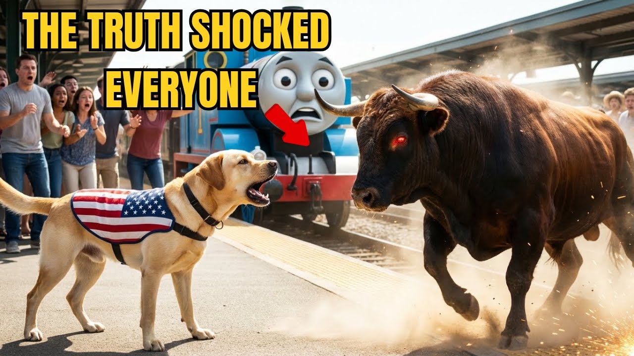 Dog Rescue Scout Saved Thomas Train from a Rampaging Bull… But No One Believed Him 🐶🚂💔