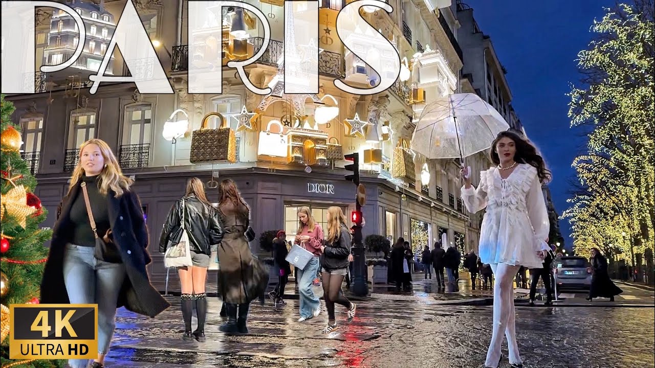 [🇫🇷Paris France 4K 60FPS Walking Tour] 2025 🎄Christmas comes early Part 2🎄09/November/2025