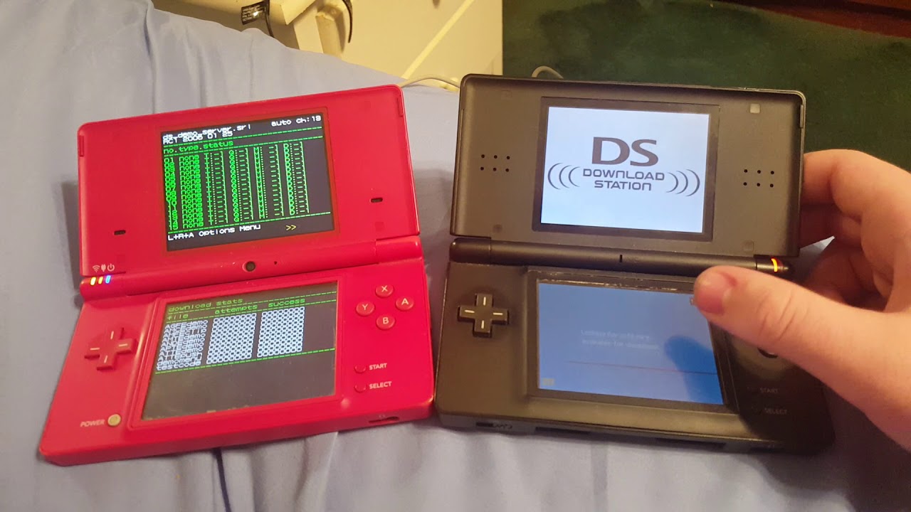 using DS Download Station to play a beta of Mario Kart DS ...