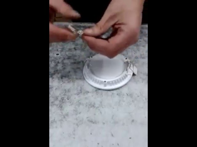 Tutorial muelle panel led youtube Downlight led 18w leroy merlin