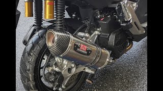 【ADV150】　ヨシムラサイクロンマフラー付けました