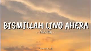 Bismillah Lino Ahera - Ahri FG || (Lirik Musik) #lagubugis 🎵🎵
