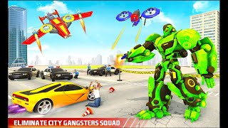 Police Robot Car Game: Transform Drone Robot Games Roadster Inc - 3D Games Action  Latest Update screenshot 1