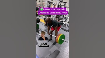 The Most GENIUS Row for Muscle & Strength!! BANA 2:1 Landmine Offset Leverage Row NFL Duron Harmon