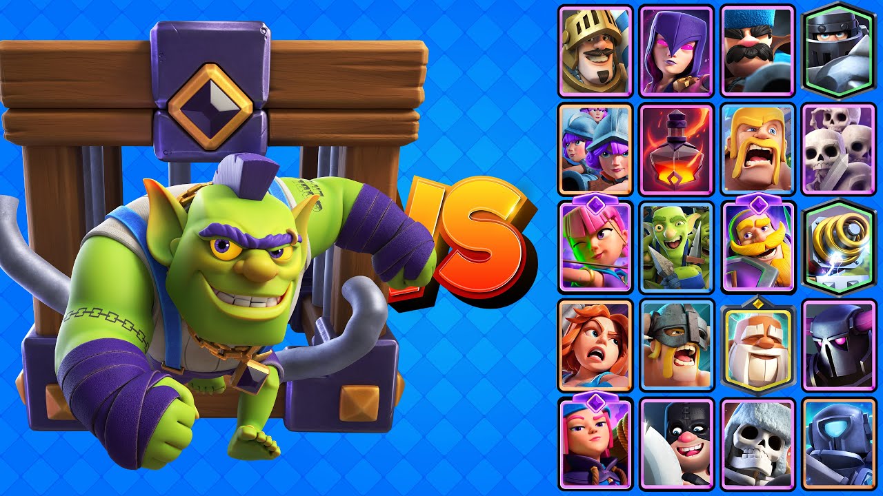 JAULA DEL FORZUDO EVOLUCIONADO vs TODAS LAS CARTAS | Clash Royale