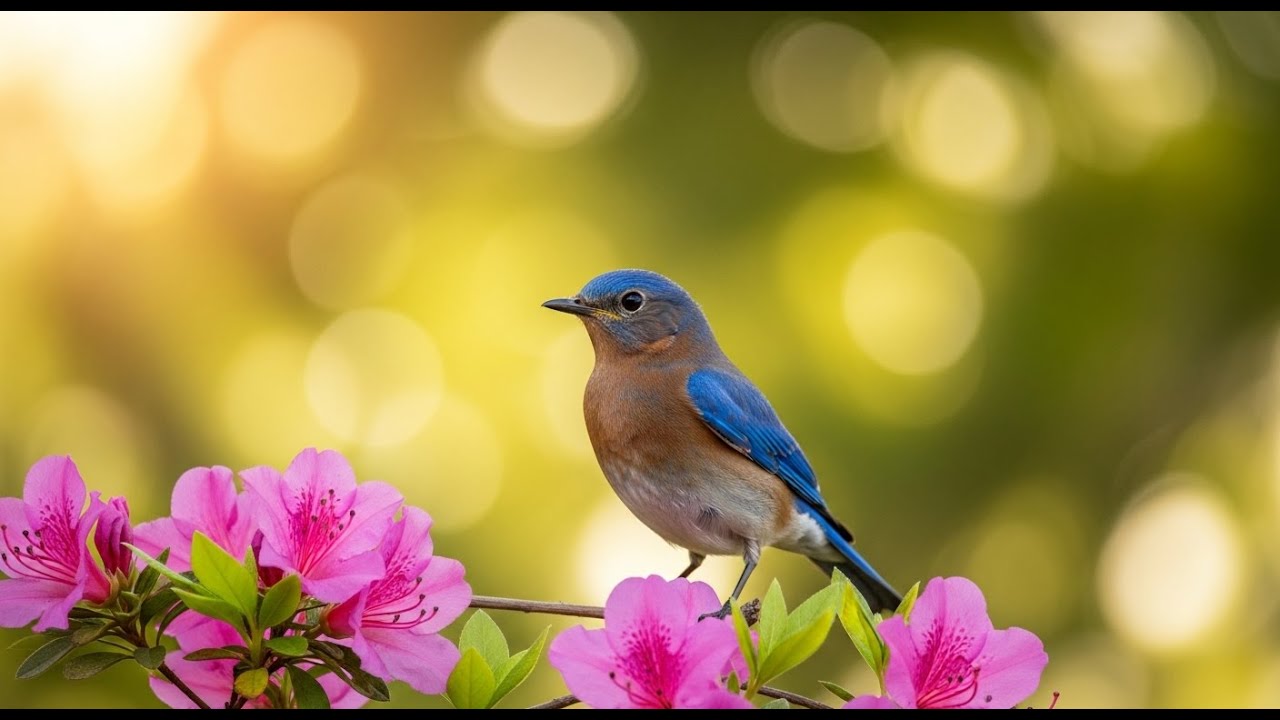 Sleep And Relaxation With Soothing Forest Birds And Gentle Flowing Water Ambience