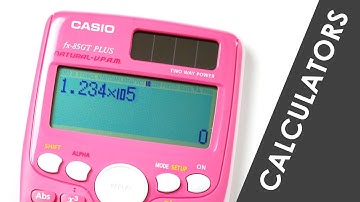 Calculators with Standard Form - GCSE Physics