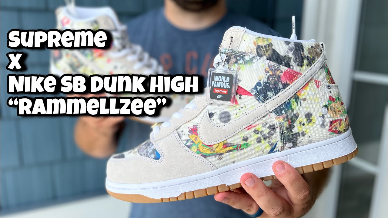 Supreme Rammellzee Dunk high ラメルジー