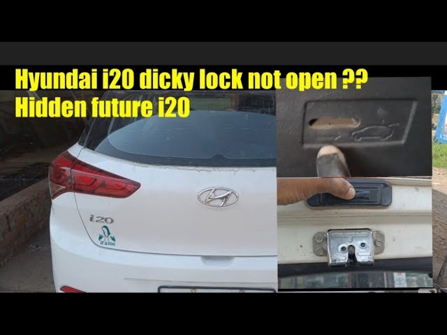Hyundai i20 Dicky not open#i20 hidden feature#
