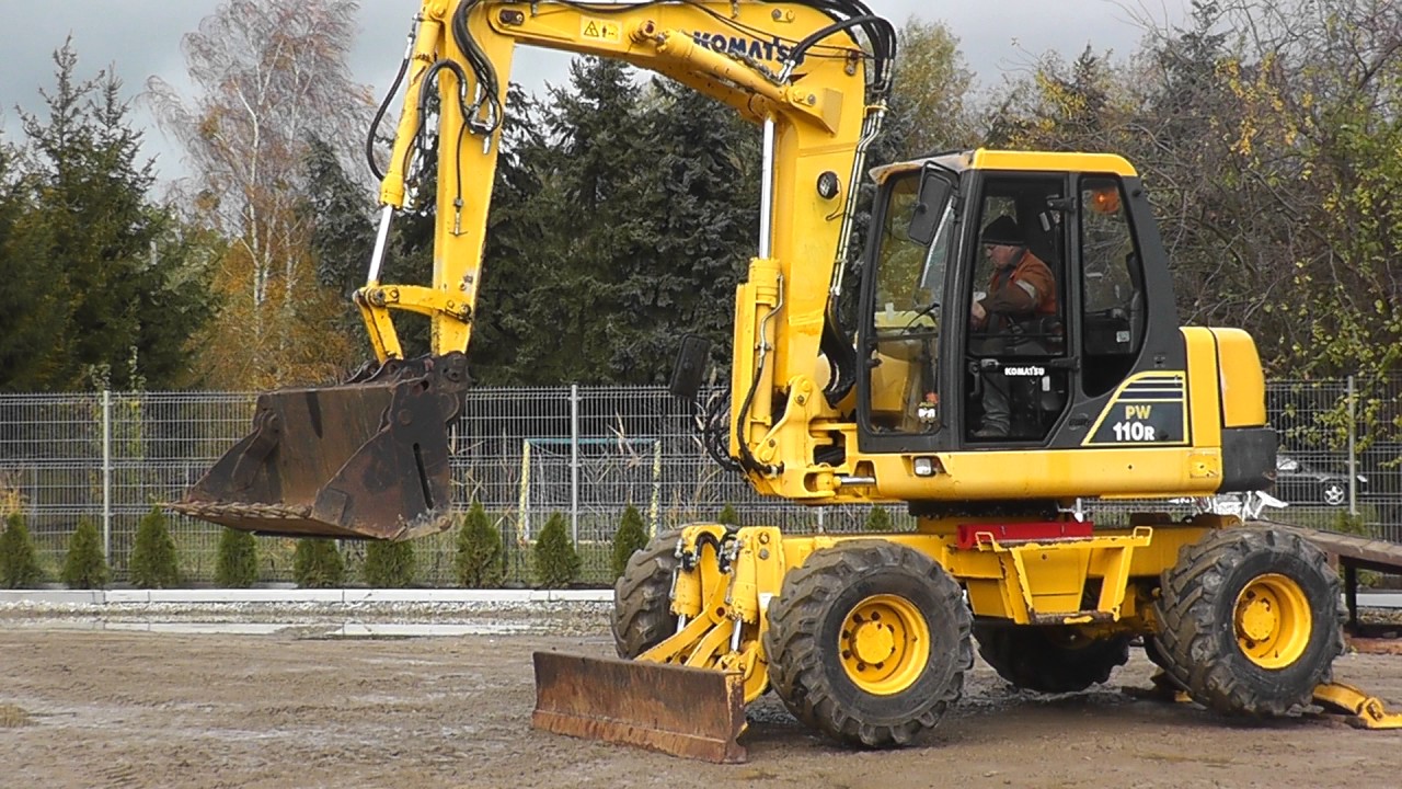 KOMATSU PW110 KOPARKA KOŁOWA 2007Y WWW KMRENT PL  KM MASZYNY BUDOWLANE MILICZ +48663560322
